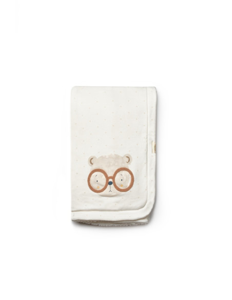 UP-BC-CSY8130,Paturica pentru nou nascut, 100% bumbac organic, TeddyBear, BabyCosy
