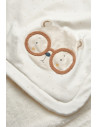 UP-BC-CSY8130,Paturica pentru nou nascut, 100% bumbac organic, TeddyBear, BabyCosy