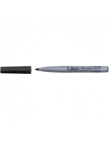 Marker permanent BIC 1445, negru, 12 buc/cutie,8209021