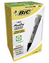 Marker permanent BIC 2000, verde, 12 buc/cutie,ROB-8209123