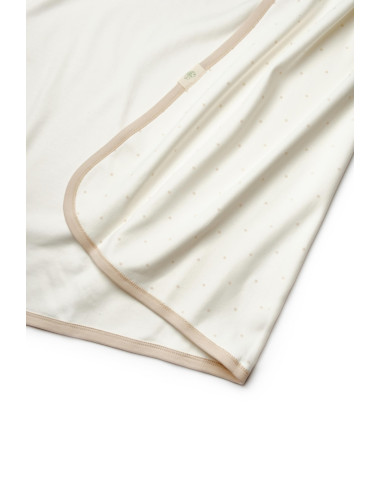 UP-BC-CSY8129,Paturica cu gluga pentru nou nascut, 100% bumbac organic, TeddyBear, BabyCosy