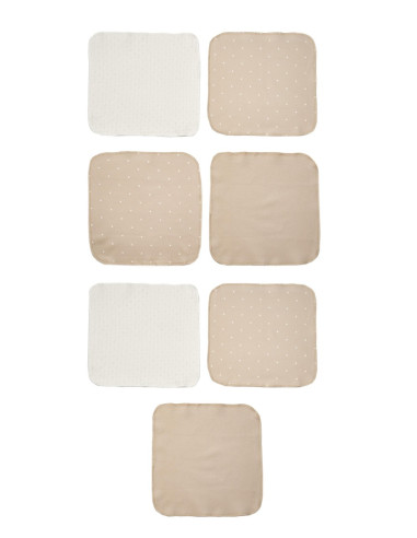 UP-BC-CSY59611,Set de 7 batistute din bumbac pentru bebelusi, BabyCosy, 25cmX25cm, roz UP-BC-CSY59611,Set de 7 batistute din bumbac pentru bebelusi, BabyCosy, 25cmX25cm, roz