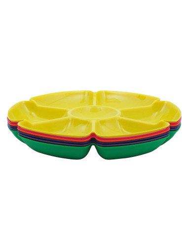 TIK-72211,Tavi mari pentru sortare in forma de floare, 6 buc., Tickit