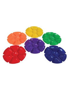 TIK-72211,Tavi mari pentru sortare in forma de floare, 6 buc., Tickit 2