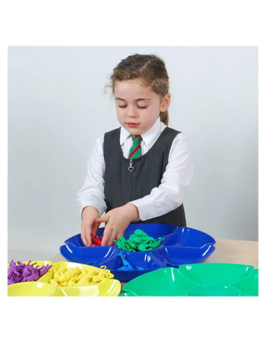 TIK-72211,Tavi mari pentru sortare in forma de floare, 6 buc., Tickit