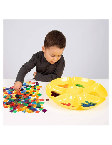 TIK-72211,Tavi mari pentru sortare in forma de floare, 6 buc., Tickit