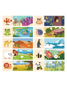 VIG44675,Unde traiesc animalele, puzzle de asociere