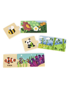 VIG44675,Unde traiesc animalele, puzzle de asociere 2