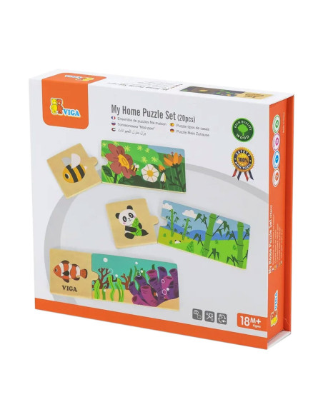 VIG44675,Unde traiesc animalele, puzzle de asociere