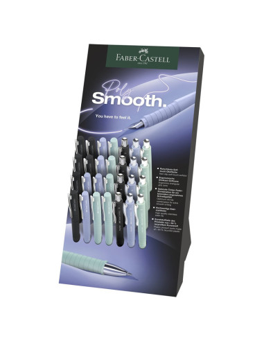 FC241014,Display 16 stilouri + 12 pixuri poly FABER-CASTELL FC241014