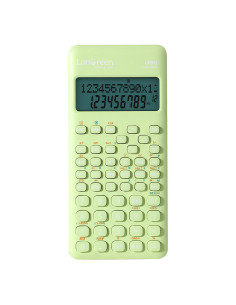 DLED240SR-R-GR,Calculator stiintific 12 digiti din plastic reciclat DELI, 240 functii, vernil longreen