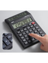 DLEM049,Calculator birou 12 digiti M049 DELI, display dublu, Negru