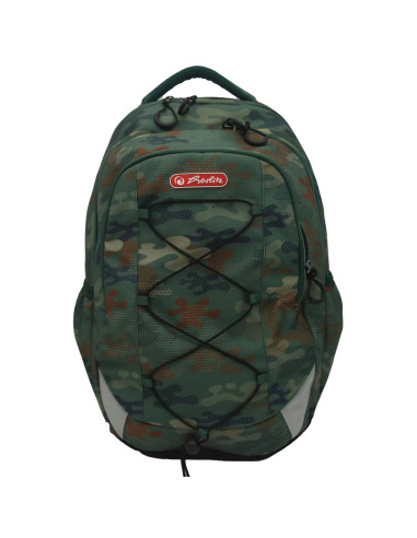 Rucsac HERLITZ strings pro, ergonomic, spatios, motiv Army