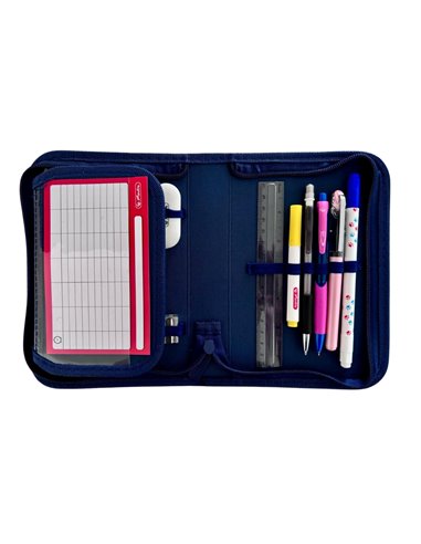 Penar echipat HERLITZ cu 1 clapa, 26 piese, 13.5 x 19.5 x 3.5 cm, motiv Blue Army