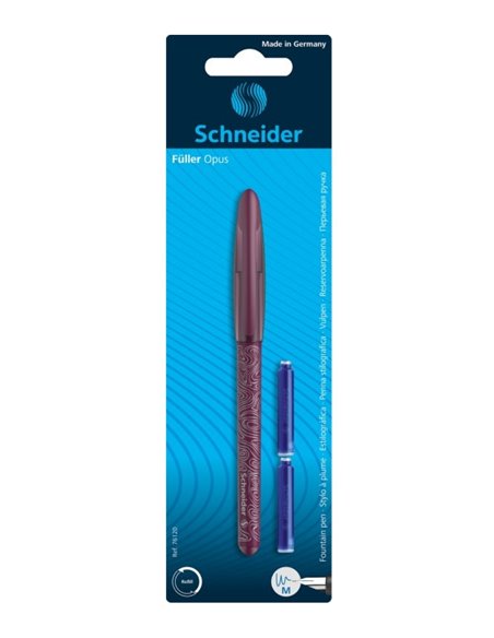 Stilou Schneider Opus +  2 rezerve, blister, Visiniu