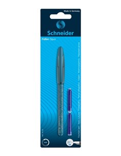 Stilou Schneider Opus +  2 rezerve, blister, Turcoaz 2