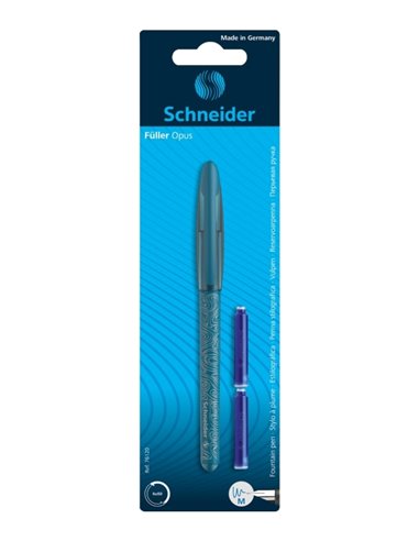 Stilou Schneider Opus +  2 rezerve, blister, Turcoaz