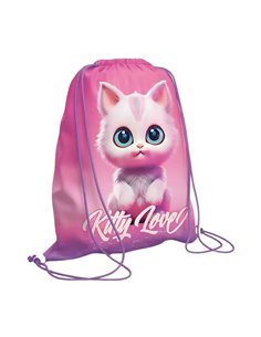 Sac sport S-COOL SC3048, 46x35.5 cm, Motiv kitty love