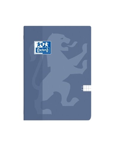 Caiet Oxford A5, 48 file, 80g/mp, matematica, Motiv touch trend, Bleumarin