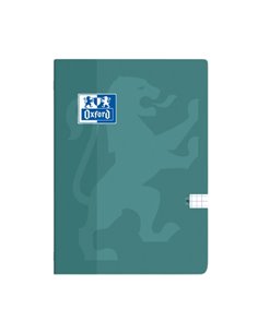 Caiet Oxford A5, 48 file, 80g/mp, matematica, Motiv touch trend, Verde