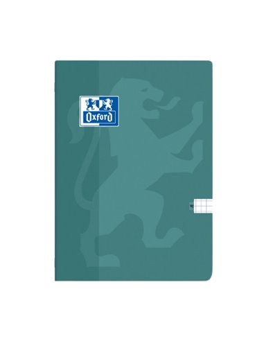 Caiet Oxford A5, 48 file, 80g/mp, matematica, Motiv touch trend, Verde