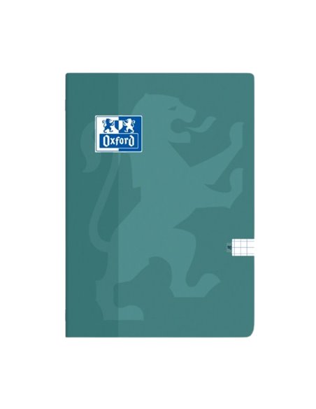 Caiet Oxford A5, 48 file, 80g/mp, matematica, Motiv touch trend, Verde