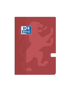 Caiet Oxford A5, 48 file, 80g/mp, dictando, Motiv touch trend, Burgundi