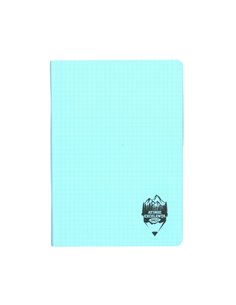 Caiet Daco A5, 100 file, 70 g/mp, coperta plastic, matematica, Albastru