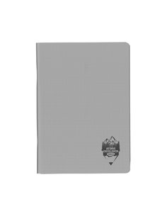 Caiet Daco A5, 100 file, 70 g/mp, coperta plastic, matematica, Gri