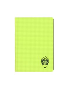 Caiet Daco A5, 100 file, 70 g/mp, coperta plastic, matematica, Verde