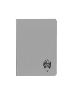 Caiet Daco A5, 100 file, 70 g/mp, coperta plastic, dictando, Gri