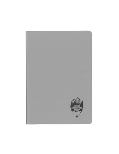 Caiet Daco A5, 100 file, 70 g/mp, coperta plastic, dictando, Gri