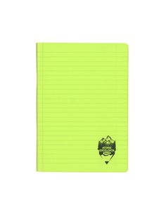 Caiet Daco A5, 100 file, 70 g/mp, coperta plastic, dictando, Verde neon