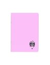 Caiet A5 48 file DACO, coperta plastic, 70 g/mp, dictando, Mov pastel