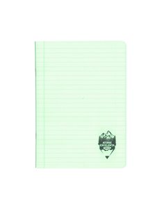Caiet A5 48 file DACO, coperta plastic, 70 g/mp, dictando, Verde pastel