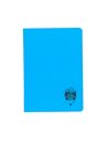 Caiet A5 48 file DACO, coperta plastic, 70 g/mp, dictando, Albastru