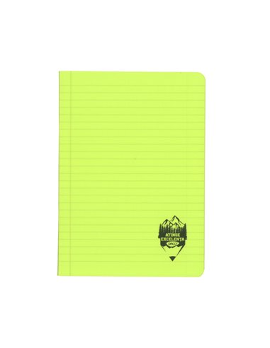 Caiet A5 48 file DACO, coperta plastic, 70 g/mp, dictando, Verde