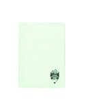 Caiet A5 48 file DACO, coperta plastic, 70 g/mp, matematica, Verde pastel