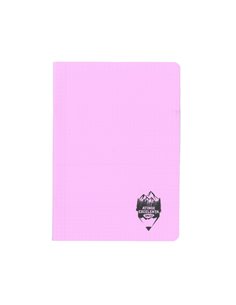 Caiet A5 48 file DACO, coperta plastic, 70 g/mp, matematica, Mov pastel