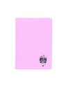 Caiet A5 48 file DACO, coperta plastic, 70 g/mp, matematica, Mov pastel