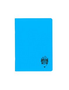 Caiet A5 48 file DACO, coperta plastic, 70 g/mp, matematica, Albastru