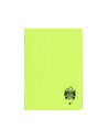Caiet A5 48 file DACO, coperta plastic, 70 g/mp, matematica, Verde