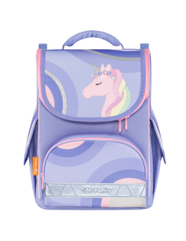 TGNT-008A,Ghiozdan neechipat nature quest lite motiv delicate unicorn