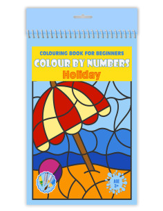 428595,Carte Colorat pe numere 428595, A4, 24 file,motiv Vacanta