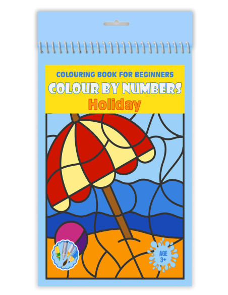 428595,Carte Colorat pe numere 428595, A4, 24 file,motiv Vacanta