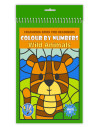 428588,Carte Colorat pe numere 428588, A4, 24 file, motiv Animale Salbatice