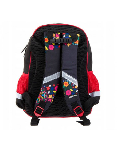 G342,Ghiozdan Starpak 396187 Sweet Horses 2, 39 x 29 x 19.5 cm, negru cu rosu G342,Ghiozdan Starpak 396187 Sweet Horses 2, 39 x 29 x 19.5 cm, negru cu rosu