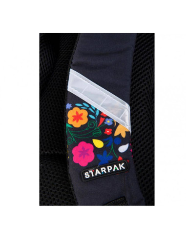 G342,Ghiozdan Starpak 396187 Sweet Horses 2, 39 x 29 x 19.5 cm, negru cu rosu G342,Ghiozdan Starpak 396187 Sweet Horses 2, 39 x 29 x 19.5 cm, negru cu rosu