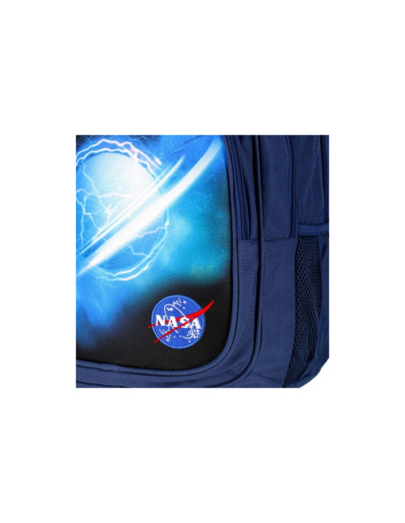 G488,Ghiozdan Starpak 485921 Nasa, 3 compartimente, 2 buzunare, Bleumarin