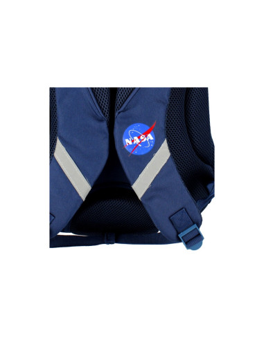 G488,Ghiozdan Starpak 485921 Nasa, 3 compartimente, 2 buzunare, Bleumarin
